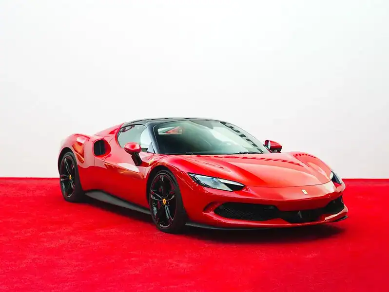 2025 Ferrari 296 GTS Ferrari GTS 296 Spider Hybrid Automatic Red Black