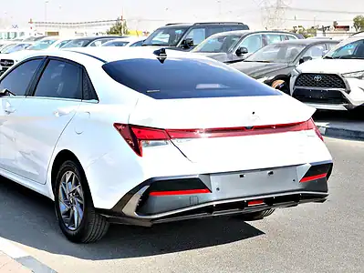 2024 Hyundai Elantra Other 4 Cylinder Engine GCC Specs White Black