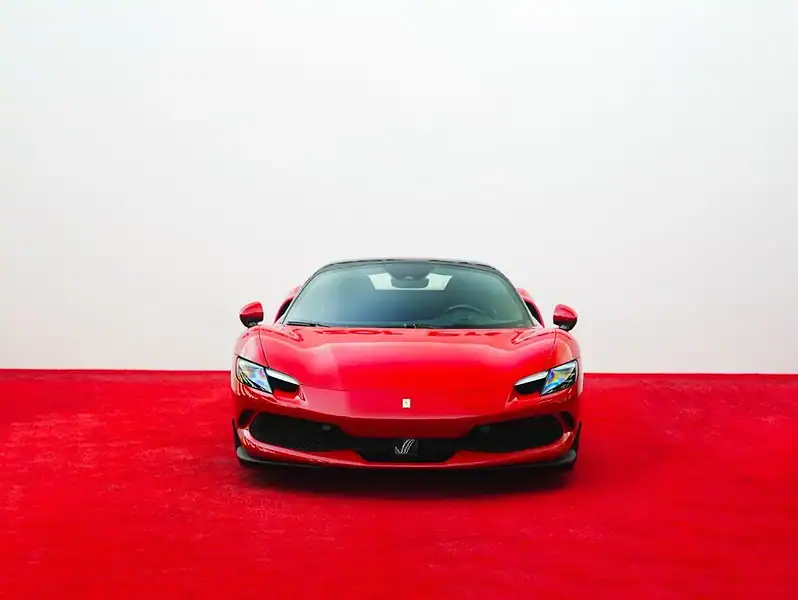 2025 Ferrari 296 GTS Ferrari GTS 296 Spider Hybrid Automatic Red Black