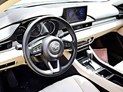 2022 Mazda 6 S Grade 4 Cylinder Engine White Beige GCC Specs