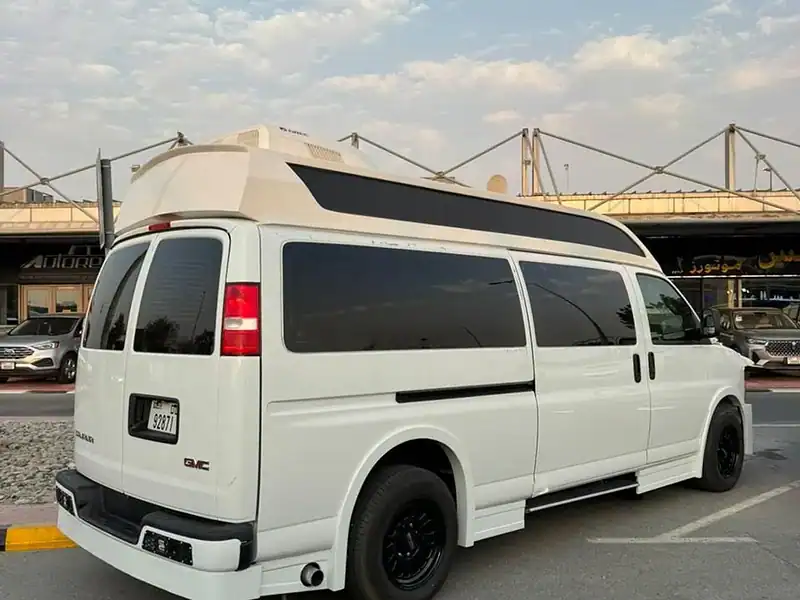 2024 GMC Savana 6.6 litre V8 Engine Petrol GCC Specs White Black