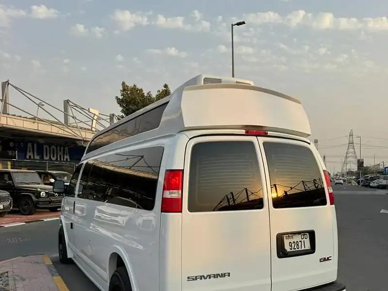 2024 GMC Savana 6.6 litre V8 Engine Petrol GCC Specs White Black