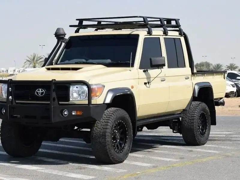 Toyota Land Cruiser Pick Up 4.5L 8 Cylinder 2017 4WD Diesel Manual Beige Grey