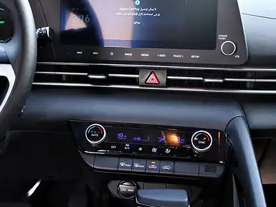 2024 Hyundai Elantra Other 4 Cylinder Engine GCC Specs White Black