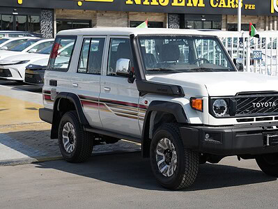 2025 Toyota Land Cruiser LX V6 Engine Petrol GCC White Brown