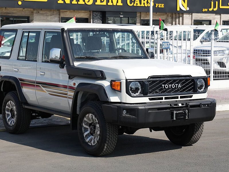 2025 Toyota Land Cruiser LX V6 Engine Petrol GCC White Brown