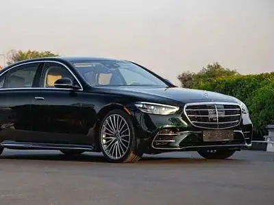 2022 Mercedes-Benz S580 4MATIC 4.0 litre V8 Engine Green Beige