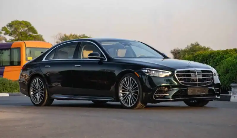 2022 Mercedes-Benz S580 4MATIC 4.0 litre V8 Engine Green Beige