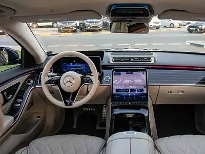 2022 Mercedes-Benz S580 4MATIC 4.0 litre V8 Engine Green Beige