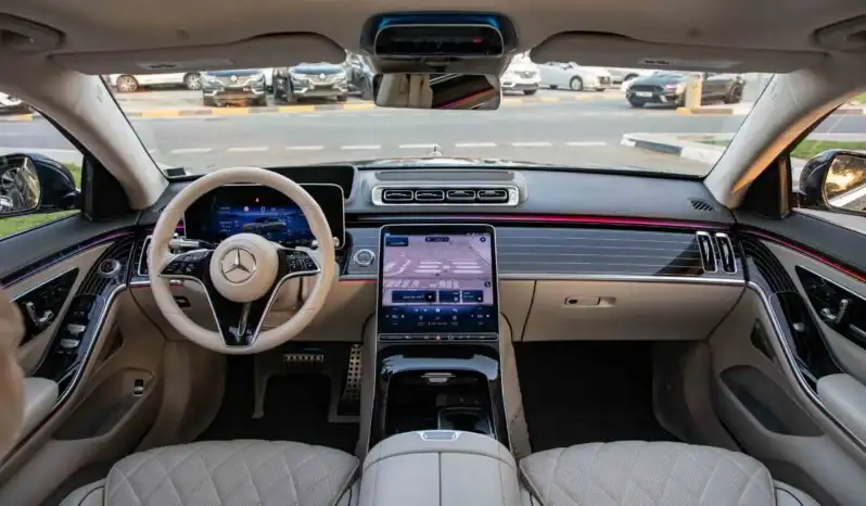 2022 Mercedes-Benz S580 4MATIC 4.0 litre V8 Engine Green Beige