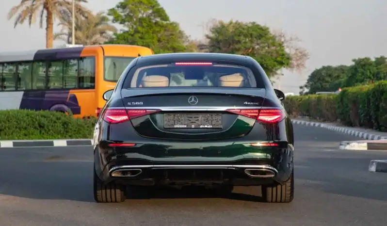 2022 Mercedes-Benz S580 4MATIC 4.0 litre V8 Engine Green Beige