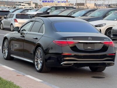 2021 MERCEDES BENZ S 500 V6 Black-Brown AUCTION GRADE 4.5/A