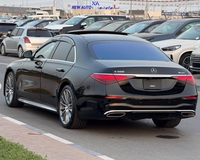 2021 MERCEDES BENZ S 500 V6 Black-Brown AUCTION GRADE 4.5/A
