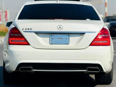 2012 Mercedes-Benz S-Class S 350 Neat and Clean Car White Black