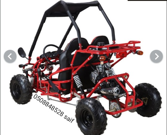 Go Kart 125CC 4 stroke engine single drive Red
