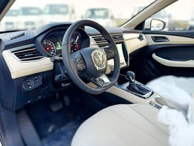 MG 5 MG 5 LUXURY 1.5L AT 2023 MODEL WHITE BEIGE COLOR