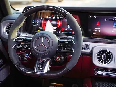 2025 Mercedes-Benz G 63 AMG 8 Cylinders Engine Black Red SUV