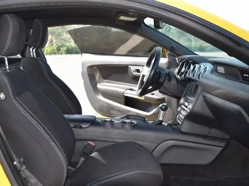 2015 Ford Mustang Premium Ford 3.7 litre 6 Cylinder Engine Yellow Black