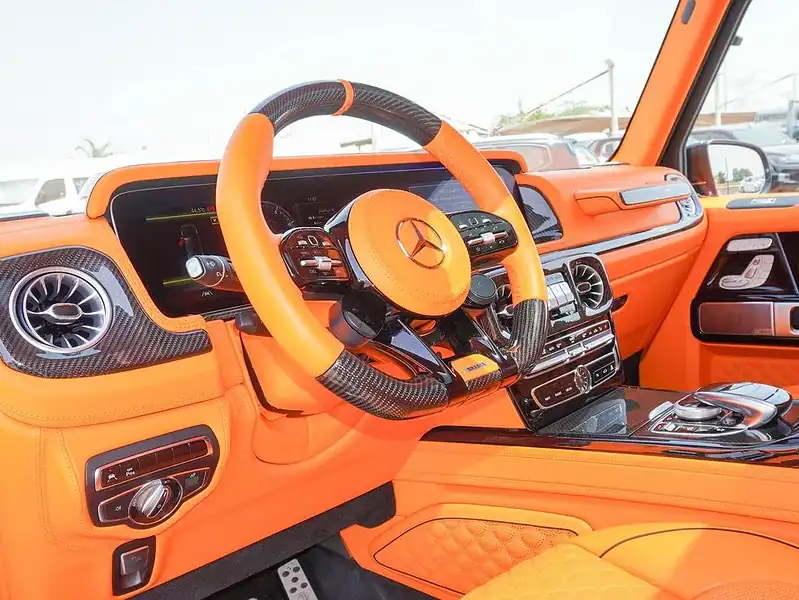2024 Mercedes-AMG G 63 BRABUS 800 8 Cylinders Engine Blue Orange