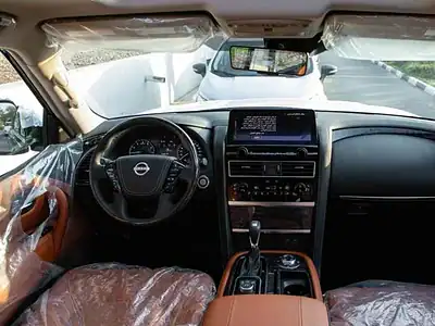 2024 Nissan Patrol TITANIUM SE 3.8 litre GCC Spec 0KM White Tan