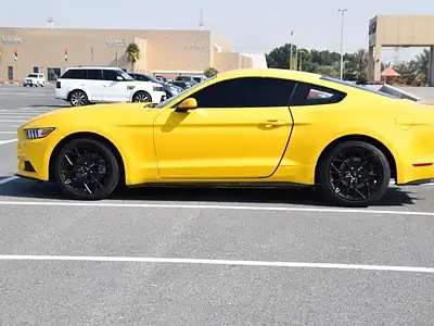 2015 Ford Mustang Premium Ford 3.7 litre 6 Cylinder Engine Yellow Black