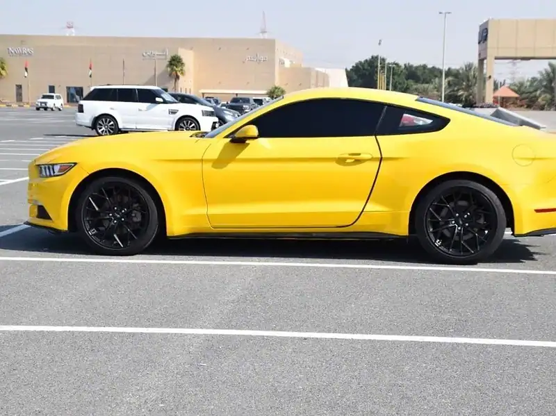 2015 Ford Mustang Premium Ford 3.7 litre 6 Cylinder Engine Yellow Black