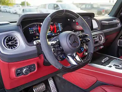 2025 Mercedes-Benz G 63 AMG 8 Cylinders Engine Black Red SUV
