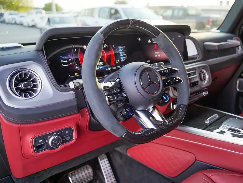 2025 Mercedes-Benz G 63 AMG 8 Cylinders Engine Black Red SUV