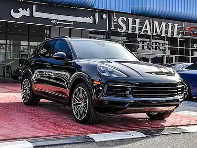2019 Porsche Cayenne Coupe 6 Cylinders Engine Black Red SUV