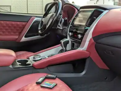 2021 Mitsubishi Montero Sport Signature Edition 6 Cylinders Engine Silver Red