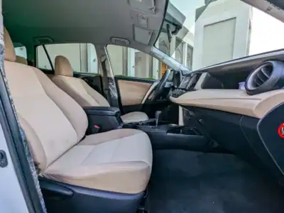 2014 Toyota Rav 4 EX 4 Cylinders Engine Petrol White Beige SUV