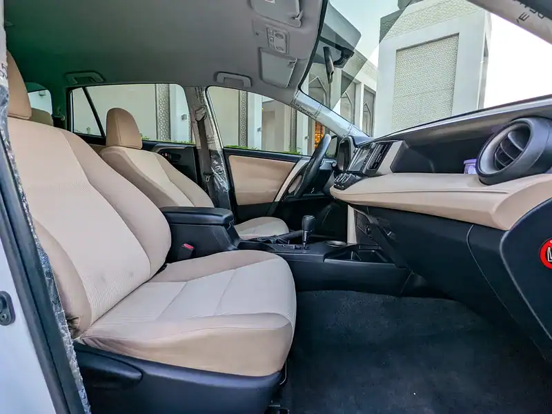 2014 Toyota Rav 4 EX 4 Cylinders Engine Petrol White Beige SUV