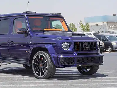 2024 Mercedes-AMG G 63 BRABUS 800 8 Cylinders Engine Blue Orange