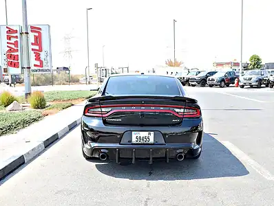 2017 Dodge Charger SXT MID 6 Cylinders Engine GCC Specs Black Sedan