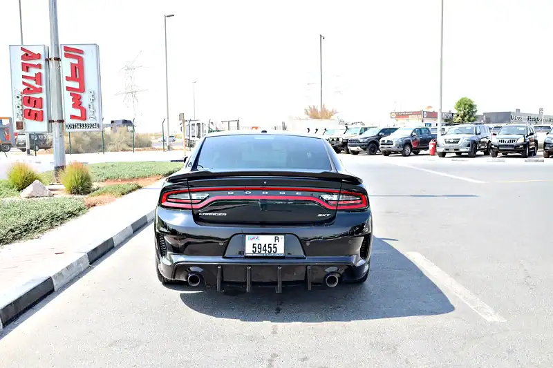 2017 Dodge Charger SXT MID 6 Cylinders Engine GCC Specs Black Sedan