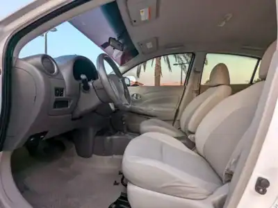 2018 Nissan Sunny SV 4 Cylinders Engine Petrol White Beige Sedan