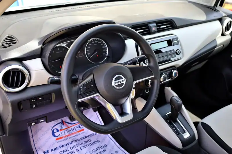 2022 Nissan Sunny S 4 Cylinder Engine Petrol GCC Specs White Beige