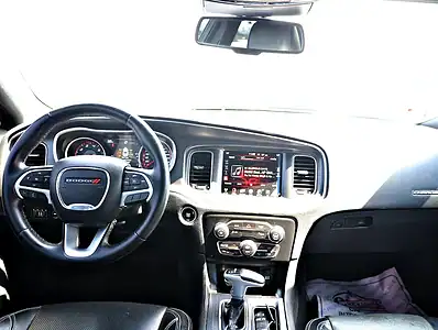 2017 Dodge Charger SXT MID 6 Cylinders Engine GCC Specs Black Sedan