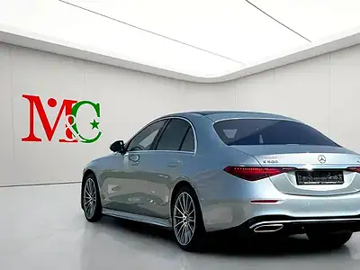 2021 Mercedes-Benz S-Class S 500 6 Cylinders Engine Silver Black