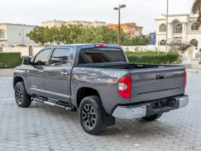 2015 Toyota Tundra Crewmax Limited 8 Cylinders Engine Grey Brown