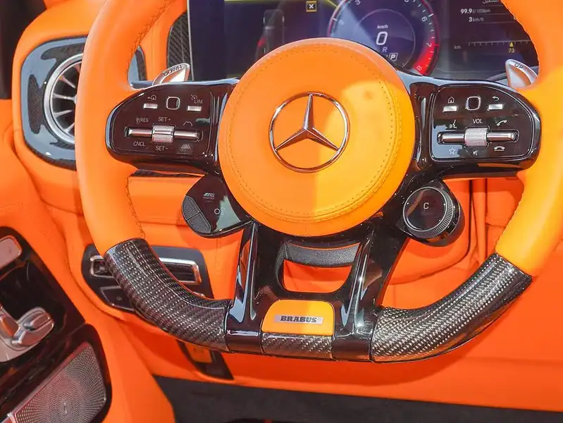 2024 Mercedes-AMG G 63 BRABUS 800 8 Cylinders Engine Blue Orange