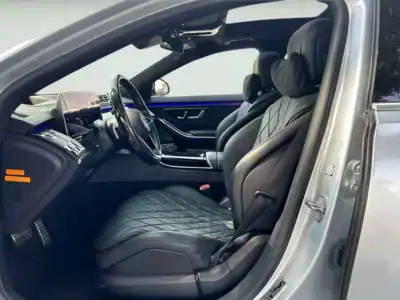 2021 Mercedes-Benz S-Class S 500 6 Cylinders Engine Silver Black