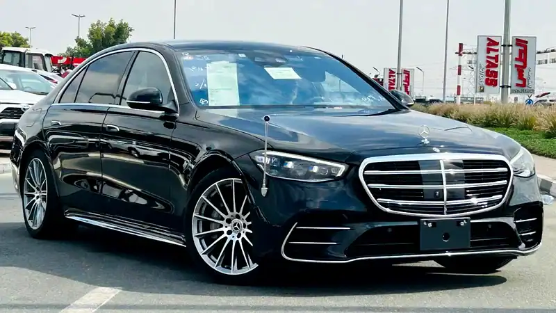 2022 Mercedes-Benz S-Class S 580 8 Cylinders Engine Black Sedan