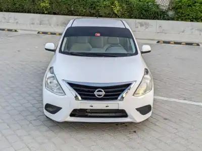 2018 Nissan Sunny SV 4 Cylinders Engine Petrol White Beige Sedan