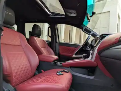 2021 Mitsubishi Montero Sport Signature Edition 6 Cylinders Engine Silver Red