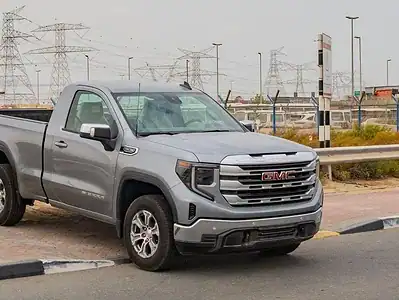 GMC Sierra 2025 GMC Sierra SLE V8 5.3L AT Petrol Single Cab Grey Beige