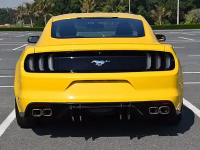 2015 Ford Mustang Premium Ford 3.7 litre 6 Cylinder Engine Yellow Black