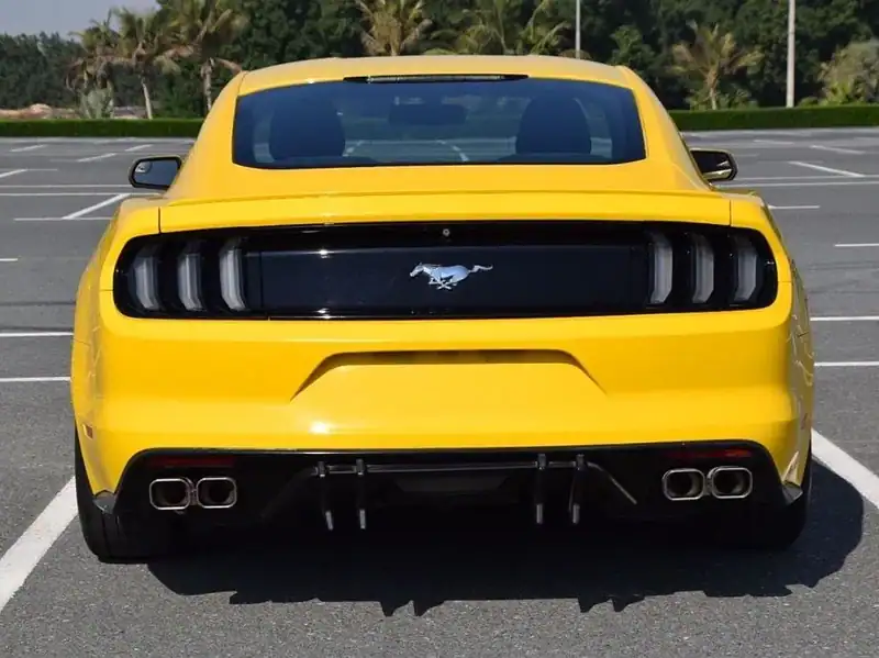 2015 Ford Mustang Premium Ford 3.7 litre 6 Cylinder Engine Yellow Black