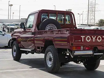 2025 Toyota Land Cruiser Pick Up LX 4.0 litre V6 Engine Burgundy Beige