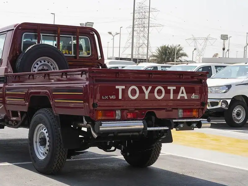 2025 Toyota Land Cruiser Pick Up LX 4.0 litre V6 Engine Burgundy Beige
